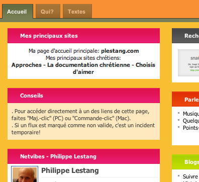 Ma page publique